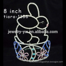 simple rabbit pattern designed handmade tiaras crown for women